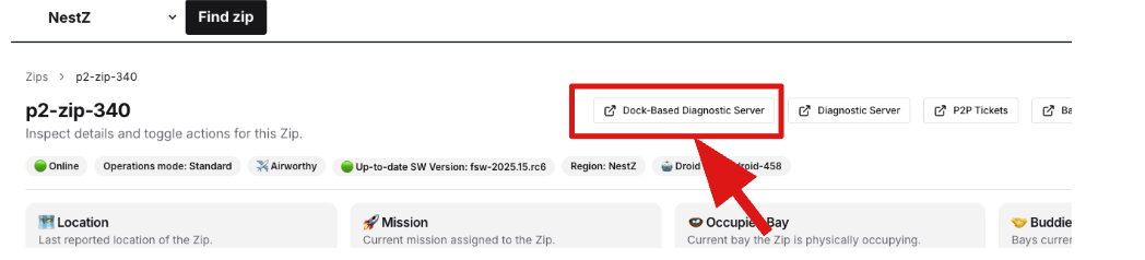 Smart Cart terminal showing Starting diagnostic forwarding for Compute A port 3000