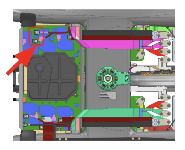 Port forward busbar to distro board location