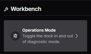 Fleet Wrangler Workbench Operations Mode card